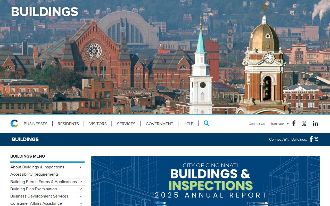 Cincinnati property records buildings and inspections department