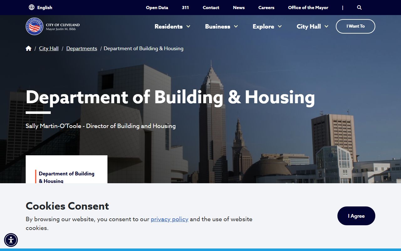 Cleveland property records building and housing department