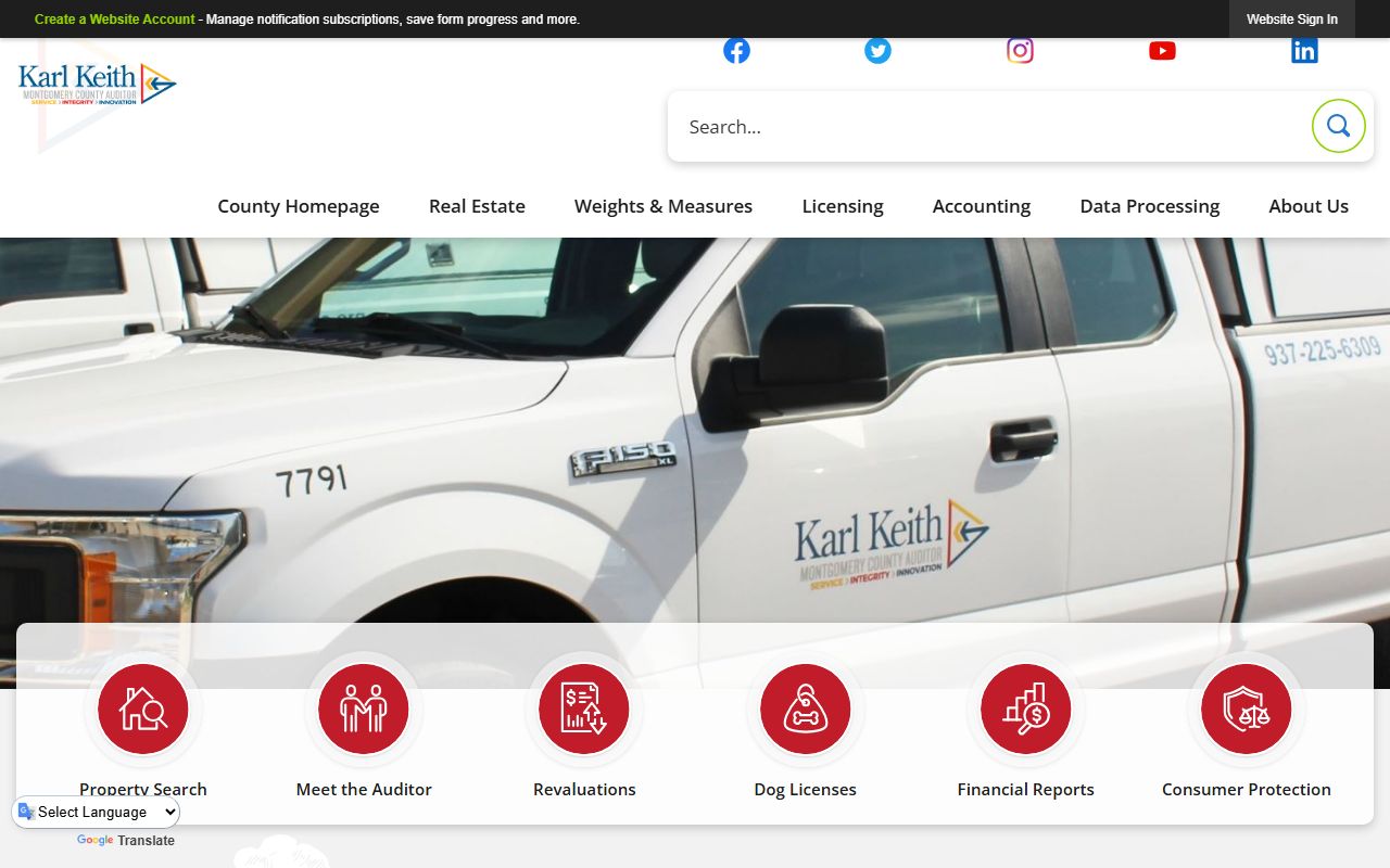 Kettering property records Montgomery County Auditor search portal