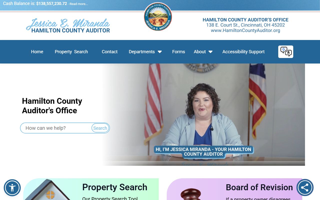 Middletown property records Butler County Auditor property search