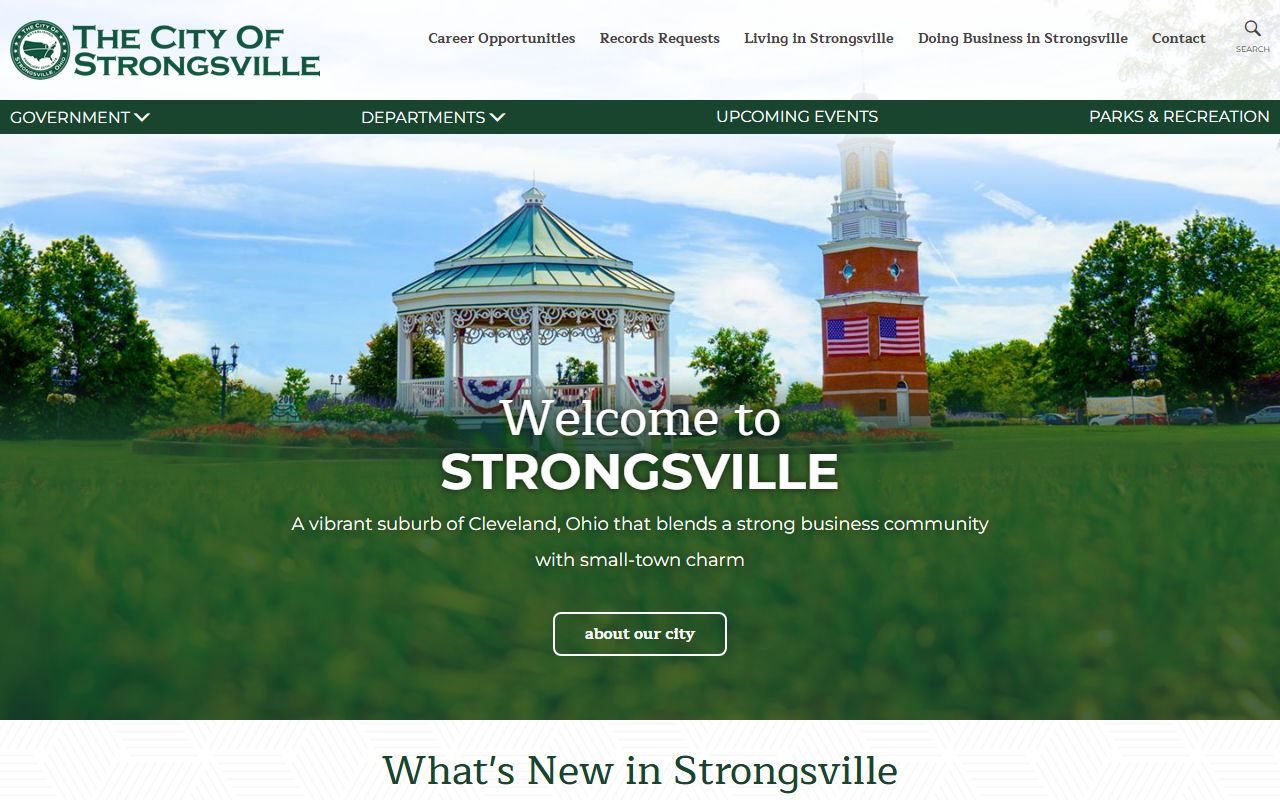 Strongsville property records city website