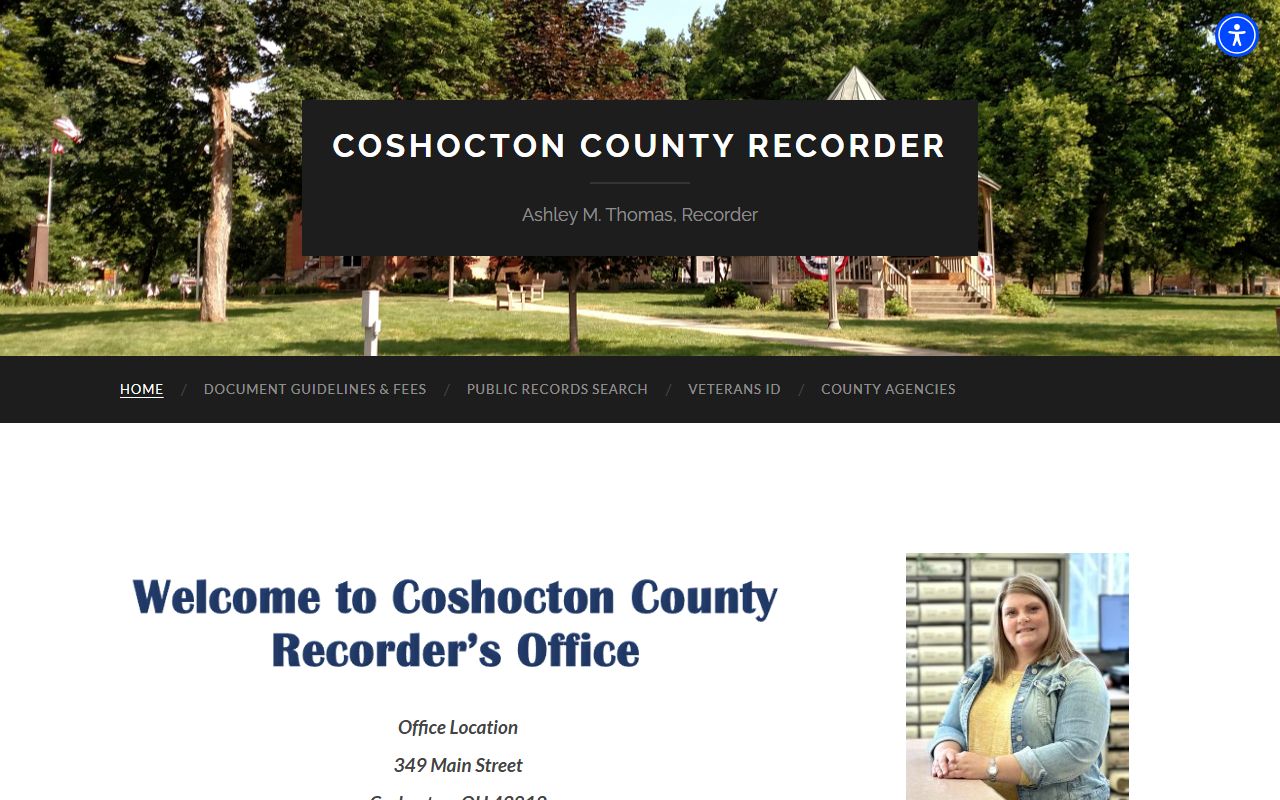 Coshocton County property records recorder office