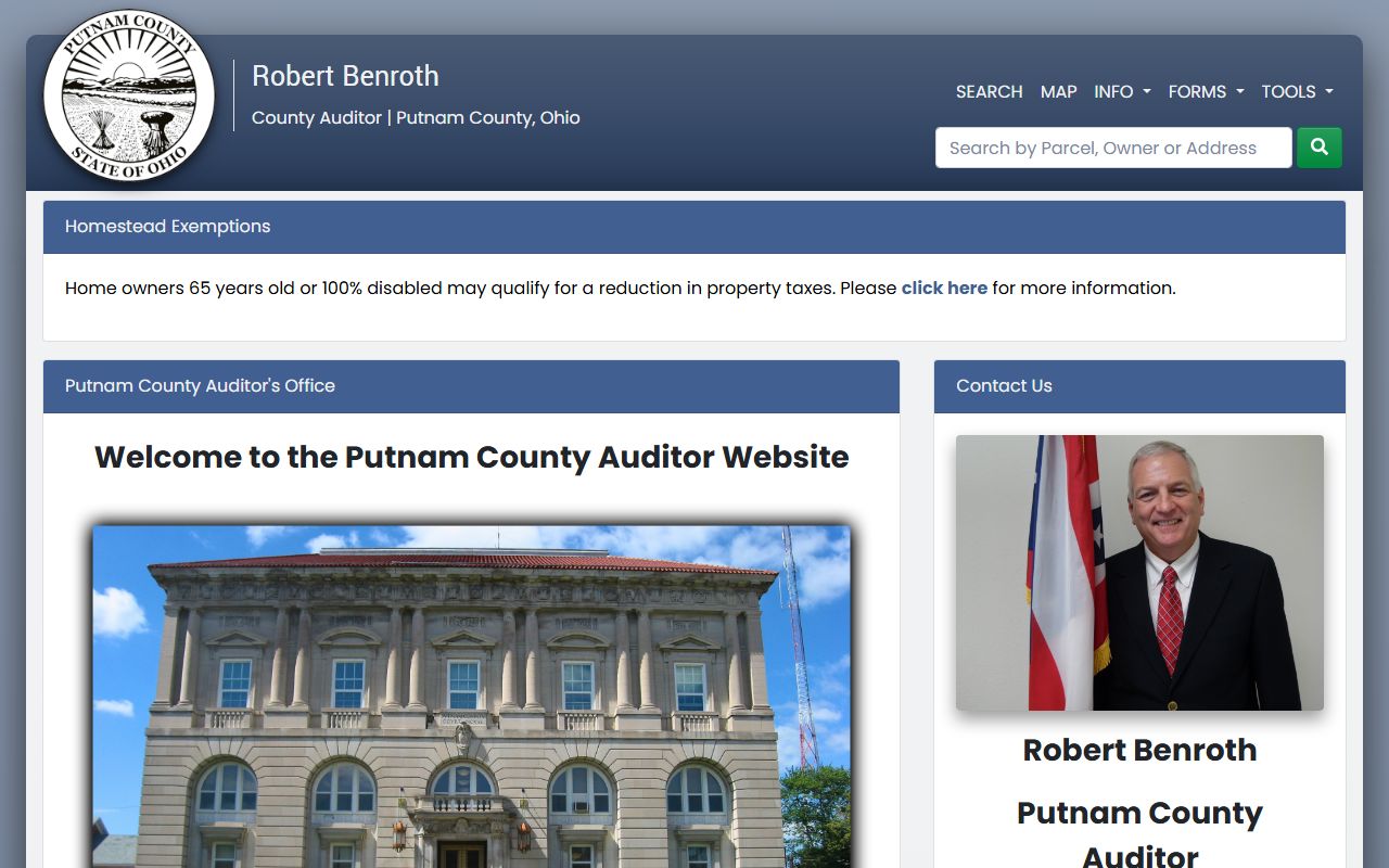 Putnam County property records auditor search portal