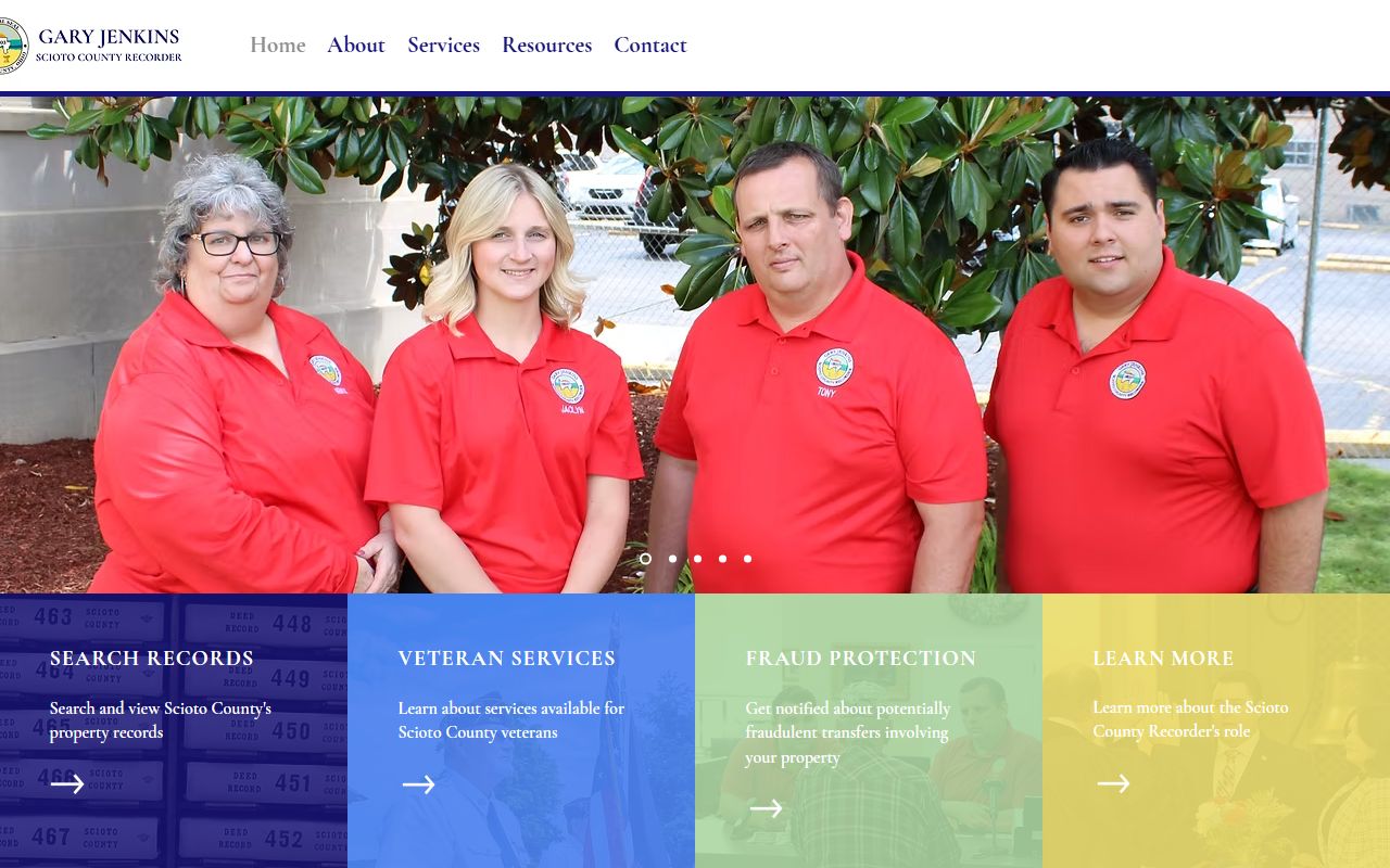 Scioto County property records recorder search system