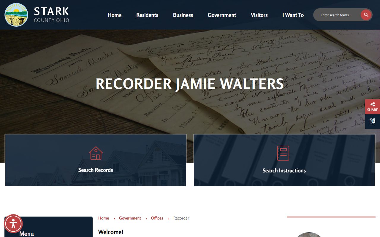 Stark County property records recorder online search